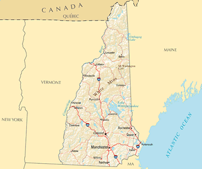 Download PDF map of New Hampshire